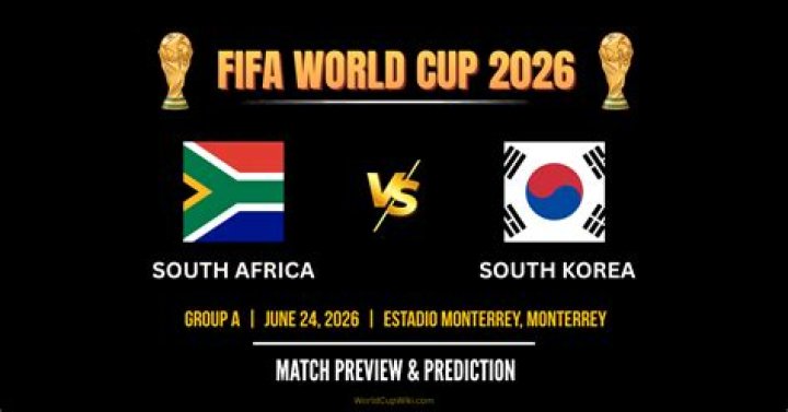 South Africa vs South Korea Prediction: A High-Stakes Collision at the FIFA World Cup 2026